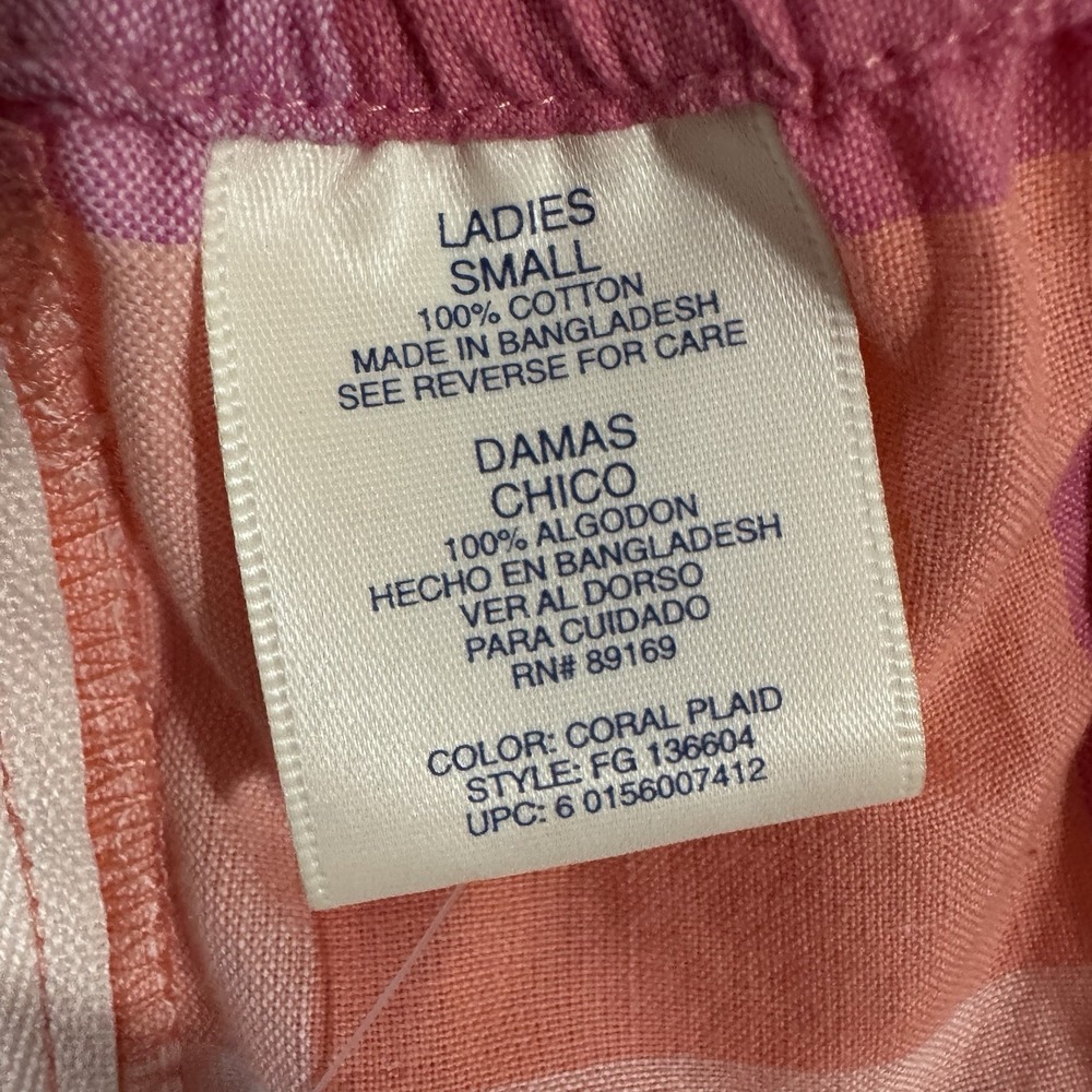 NWT Y2K Plaid Chambray Halter Dress Size S Pink Gingham Sundress Preppy Vintage - Picture 9 of 16